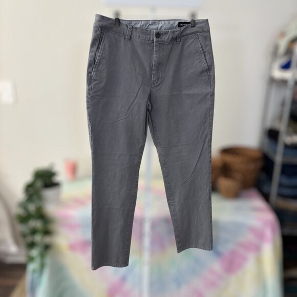 Bonobos Gray Chinos Classic Style grey size 33x30 men’s - Picture 1 of 6
